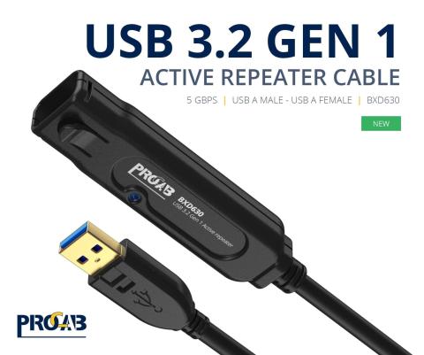 Rallonge USB 5m, 10 Gbit/s (1,25 GByte/s), USB 3.2 Gen2 (3.0, 3.1), Câble  d'extension USB, A mâle vers A femelle, blanc, gaine en tissu : :  Informatique
