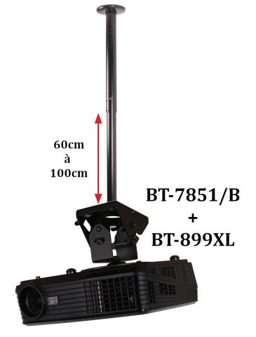 B-TECH BT899XL-FD SUPPORT POUR PROJECTEUR plafond, jusqu'à 25kg
