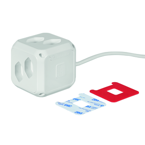 Brennenstuhl Alea-Power cube multiprise 6x + 2x USB avec câble 1,4m  gris/blanc
