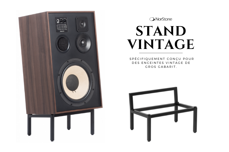 Stand Enceinte Vintage pour XLS15 (paire) - VINTAGE-STAND